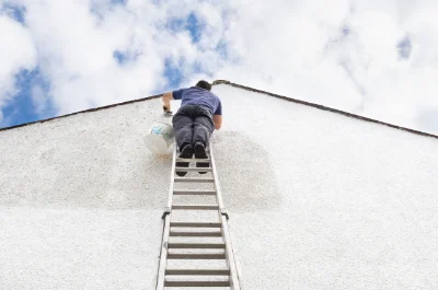 Peinture extérieure à la Flamengrie — façades et ravalement