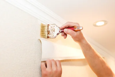 Pose de papier peint à la Flamengrie — revêtements muraux et toiles de verre